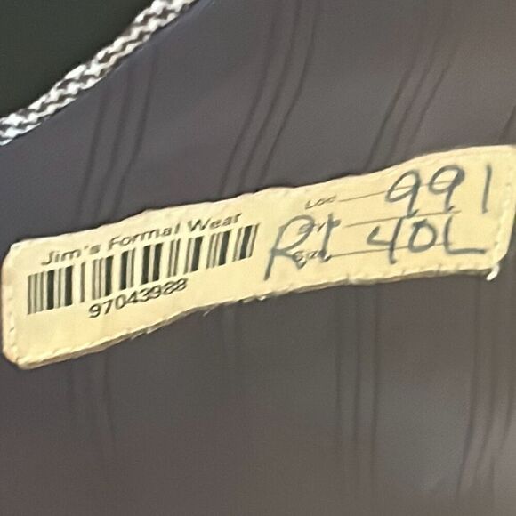 Michael Kors Men's Size 40L Classic Suit Jacket Black Double Button Formal - Picture 5 of 13